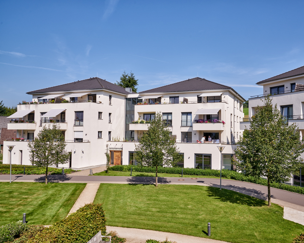 Außenansicht Häuser Service-Wohnen im WohnGut Osterseifen