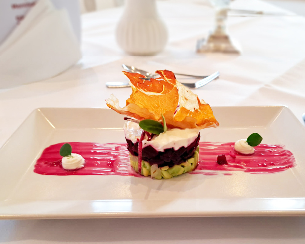 Vorspeise im WohnGut Restaurant