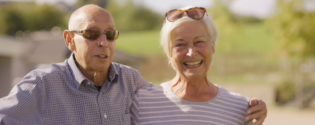 Glückliche Bewohner im WohnGut