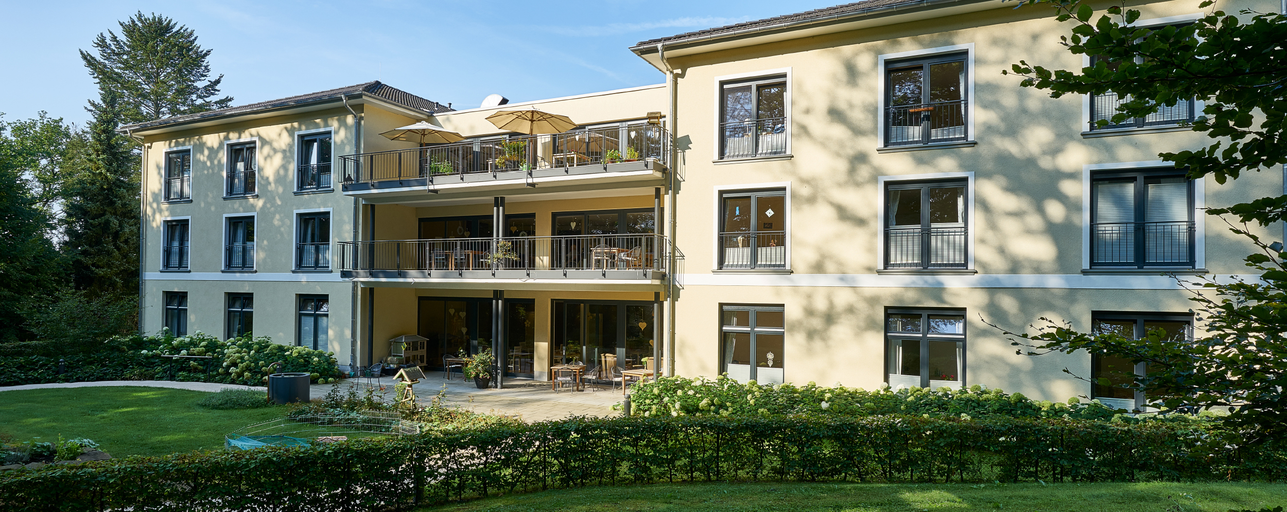 Außenansicht Pflege-Wohnen im WohnGut Osterseifen