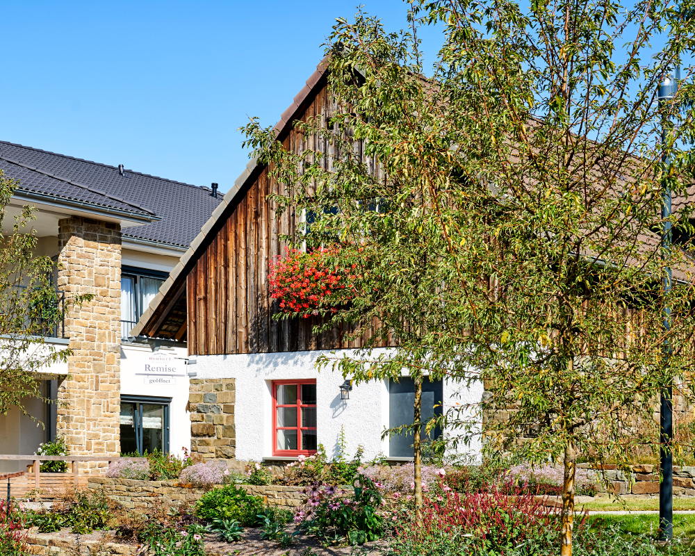 Außenansicht Remise im WohnGut Osterseifen