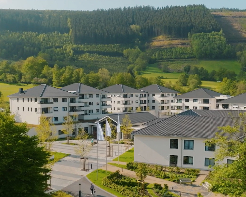 Drohnenansicht WohnGut Saalhausen