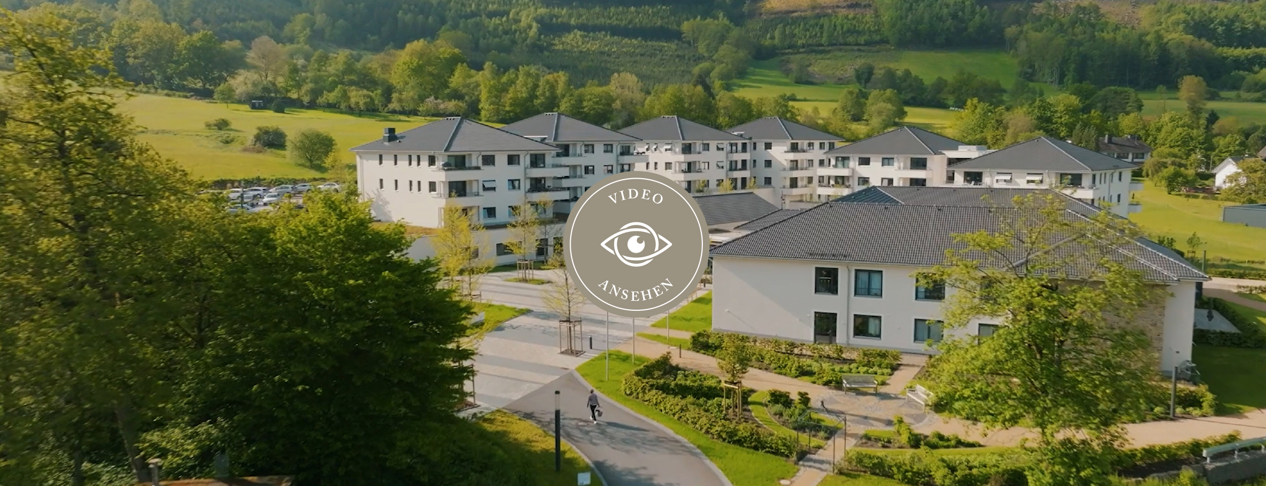 Drohnenansicht WohnGut Saalhausen