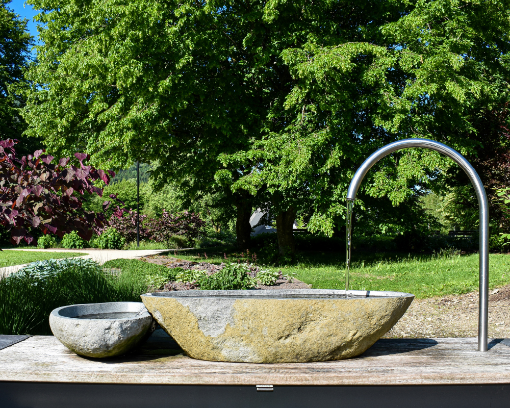Brunnen im WohnGut Saalhausen