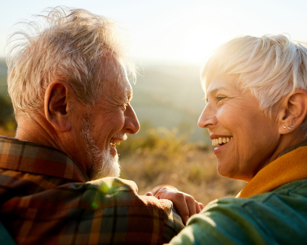 Glückliche Bewohner des WohnGuts