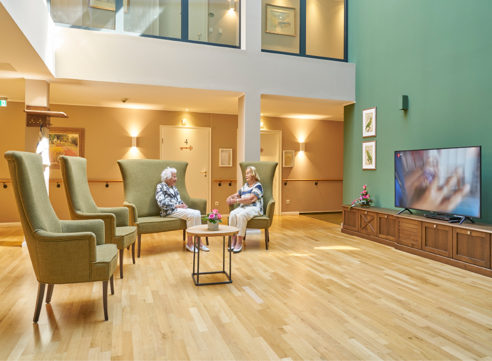 Sitzbereich für Bewohner im WohnGut Parkresidenz Bad Honnef