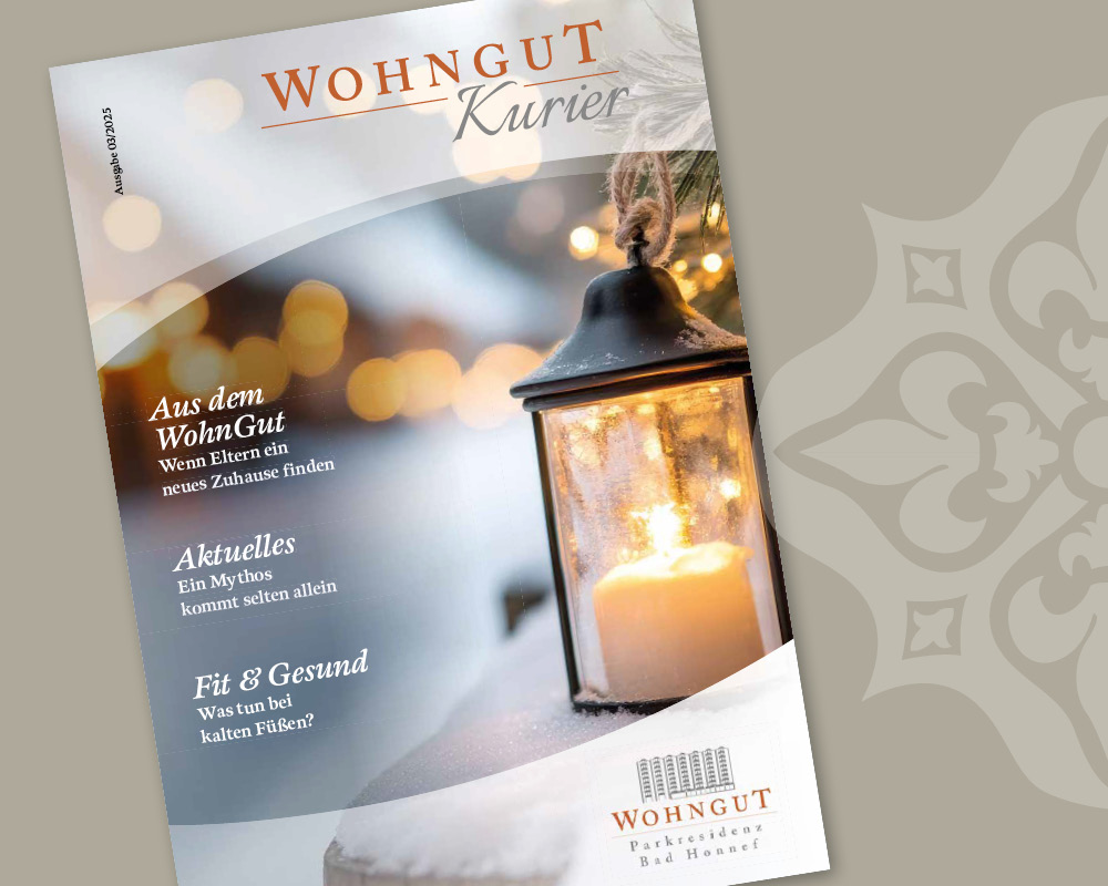 Der neue WohnGut Kurier 03/2025 der WohnGut Parkresidenz Bad Honnef