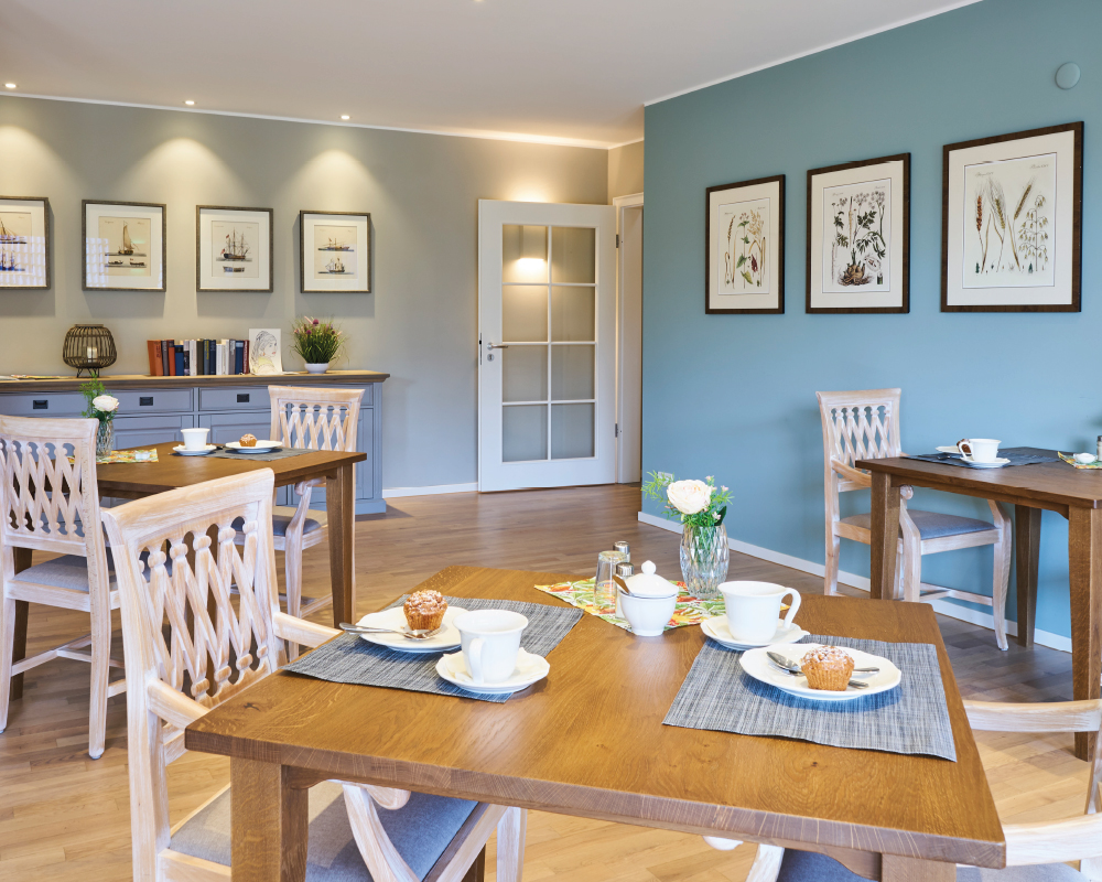 Gemütlicher Essbereich im WohnGut Osterseifen